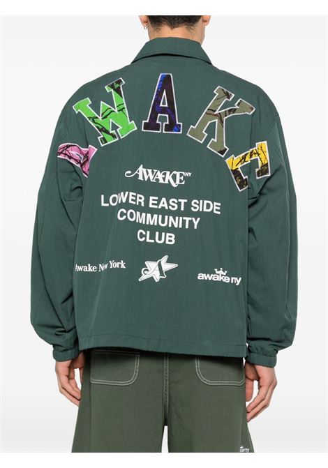 giacca l.e.s. community caoches uomo verde AWAKE NY | AWK-SP26-OT003TL